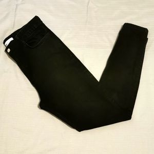 Black high waisted ZARA skinny jeans